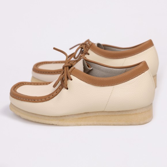 Clarks Originals Mens White Wallabee #3