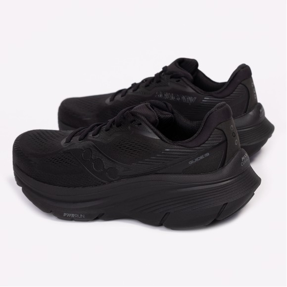 Saucony Mens Black Guide 19 Running Trainer #3