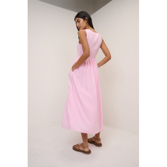 Nobody's Child Womens Pink Cora Midi Dress #2