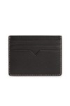 Tommy Hilfiger Mens Black Saffiano CC Holder