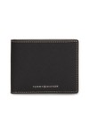 Tommy Hilfiger Mens Black Saffiano Mini CC Wallet