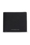 Tommy Hilfiger Mens Black Saffiano CC and Coin Wallet