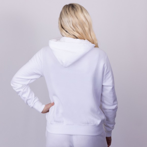 Polo Ralph Lauren Womens White Fleece Full Zip Hoody #4
