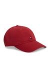 Tommy Hilfiger Mens Red Soft 6 Panel Cap