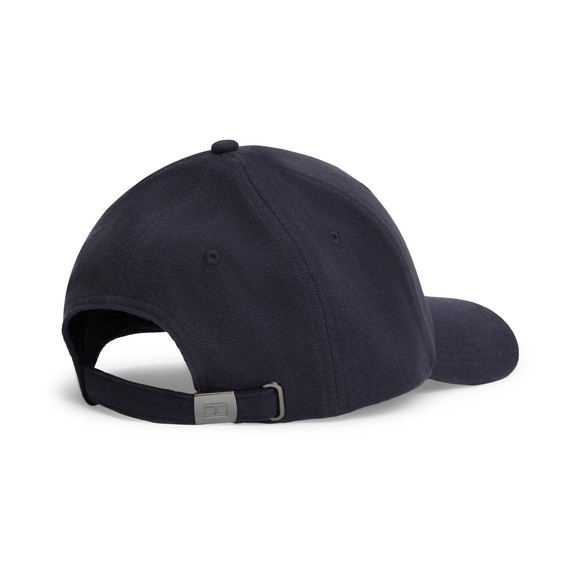 Tommy Hilfiger Mens Blue Foundation Canvas Cap