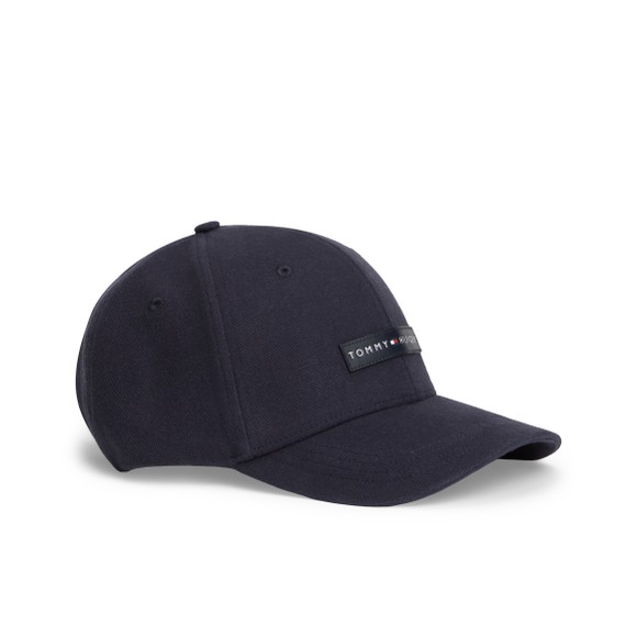 Tommy Hilfiger Mens Blue Foundation Canvas Cap