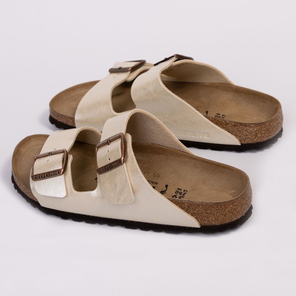 Birkenstock Womens White Arizona Sandal #3