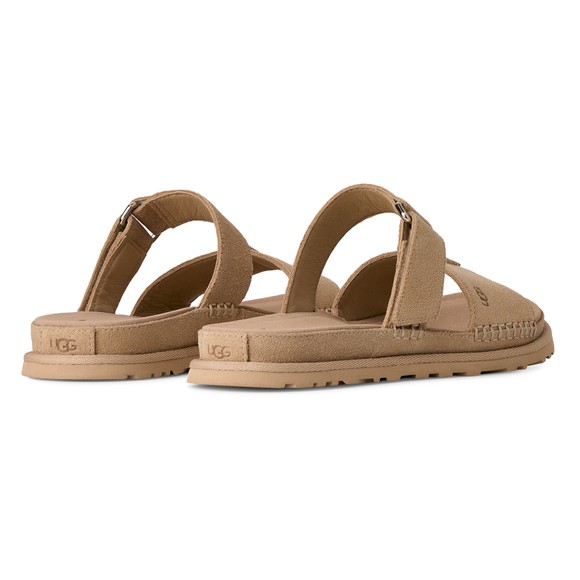 Ugg Womens Beige GoldenGaze Slide #4