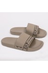 EA7 Emporio Armani Mens Grey Tape Logo Slider