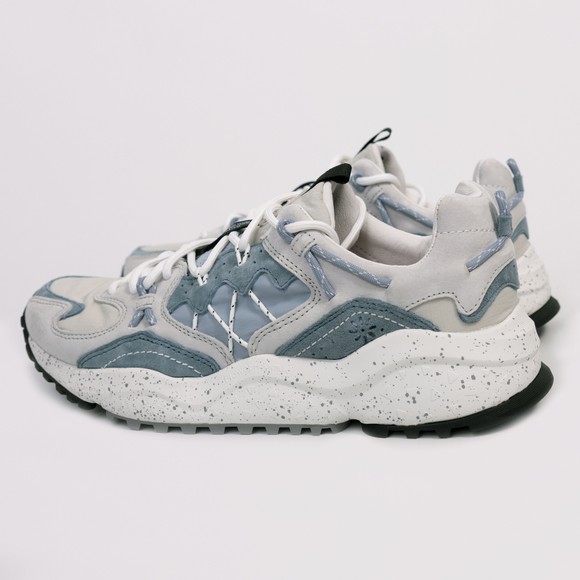 Flower Mountain Mens Grey Yamabushi Man Trainer Suede Nylon #3