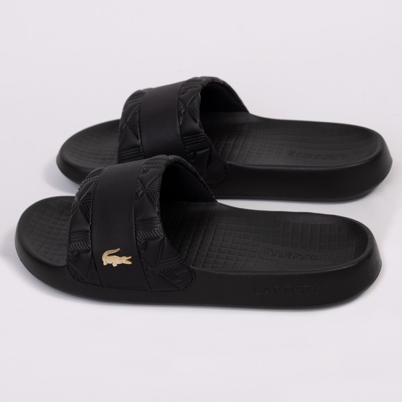 Lacoste Mens Black Serve Hybrid Slide #3