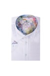 Claudio Lugli Mens White Short Sleeve Shirt