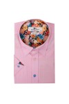 Claudio Lugli Mens Pink Short Sleeve Shirt