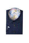 Claudio Lugli Mens Blue Short Sleeve Shirt