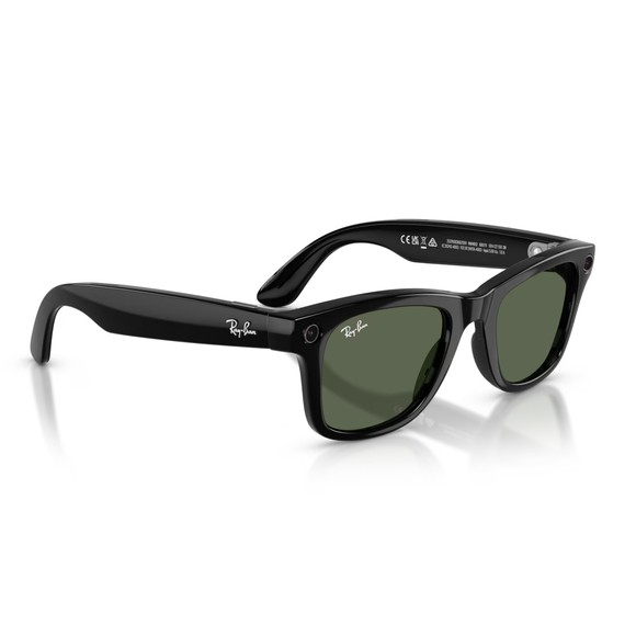 Ray-Ban Mens Black Wayfarer Gen 2 Meta Sunglasses main image