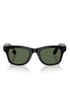 Ray-Ban Mens Black Wayfarer Gen 2 Meta Sunglasses