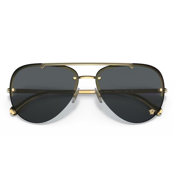 Versace Mens Gold 0VE2231 Pilot Sunglasses #4