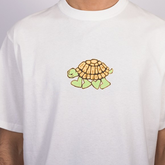 Gramicci Mens White Turtle T-Shirt #3