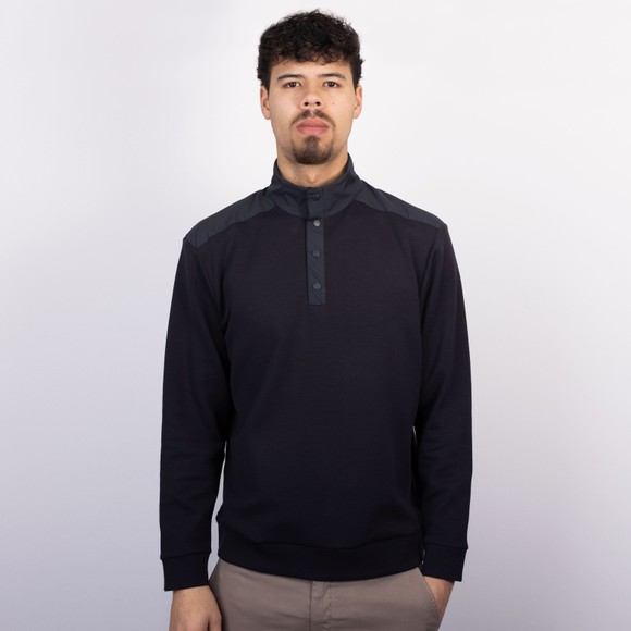 Paul & Shark Mens Blue Typhoon Pertex Active Button Up Half Zip Sweatshirt  #3