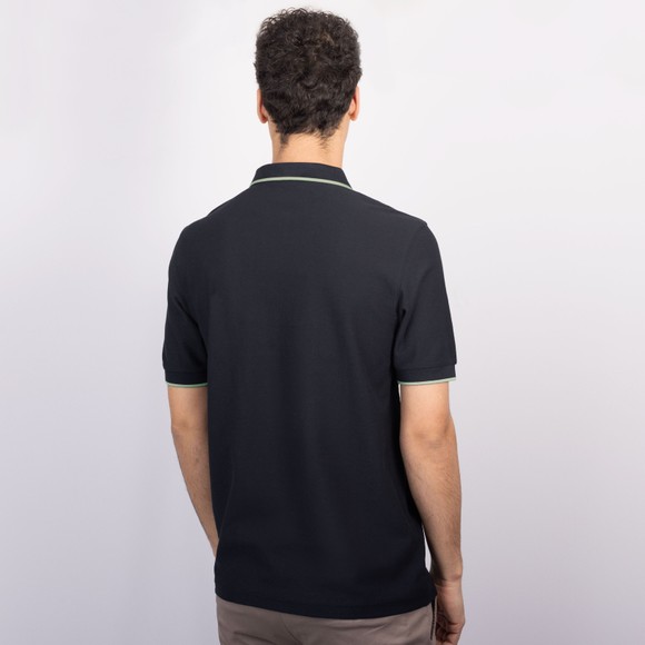 Fred Perry Mens Blue Crepe Pique Polo Shirt #4