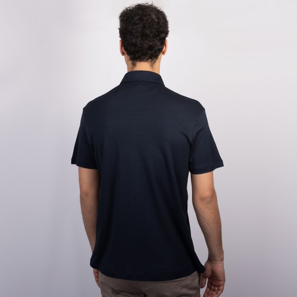 Paul & Shark Mens Blue Metal Badge Ultra Soft Polo Shirt #4