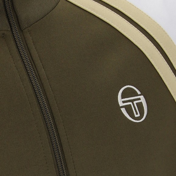 Sergio Tacchini Mens Green Ghibli Davies Track Top #3