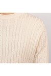 Pittari Mens Beige Mini Cable Jumper
