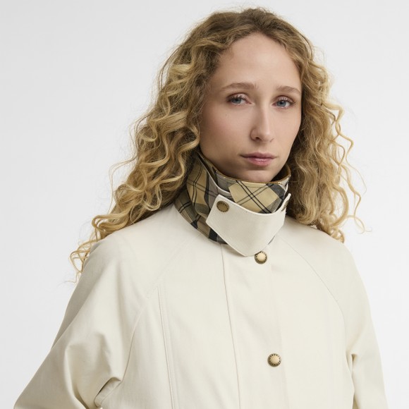 Barbour Lifestyle Womens Off-White Cropped Beadnell Casual Jacket #3