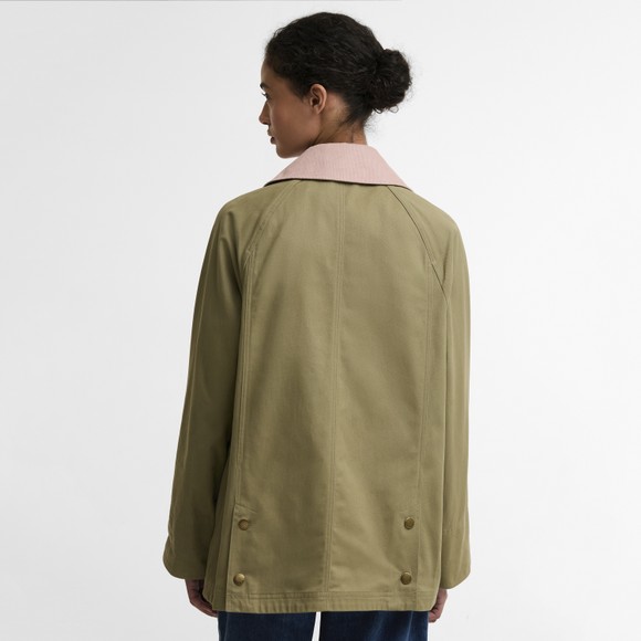 Barbour Lifestyle Womens Green Modern Beadnell Casual Jacket #4