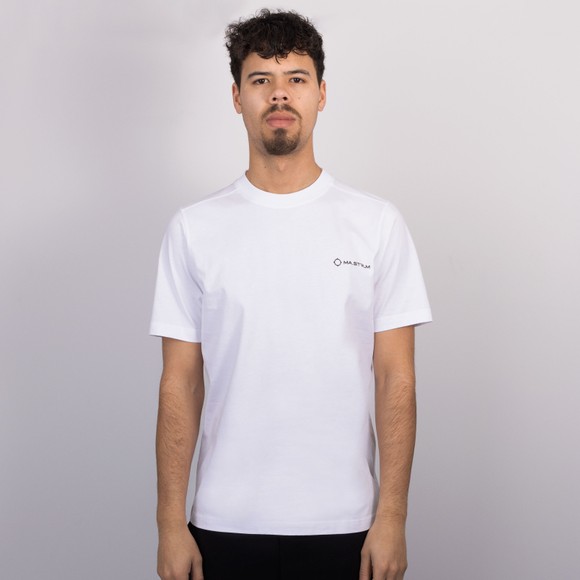 Ma.Strum Mens White Yawl Back Print T Shirt #3