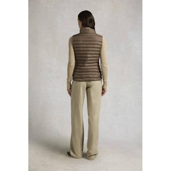 Holland Cooper Womens Brown Lightweight Puffer Gilet #3