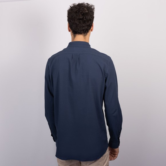 PS Paul Smith Mens Blue Seersucker Shirt #4