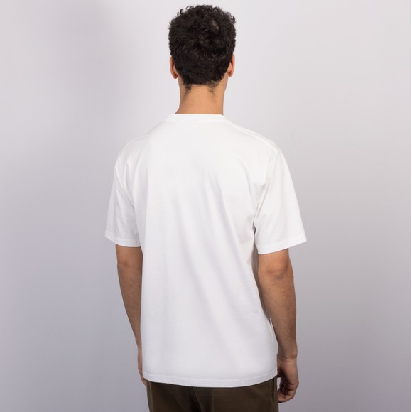 Gramicci Mens White One Point T-Shirt #4