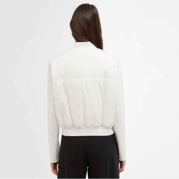 Barbour International Womens White Emerson Quilted Sweat #3