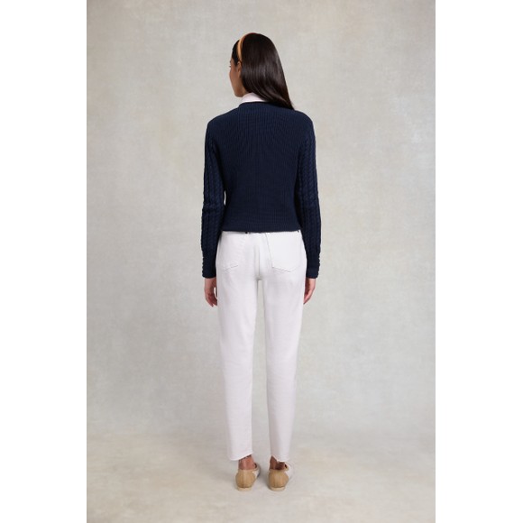 Holland Cooper Womens Blue Cotswold Cardigan #4