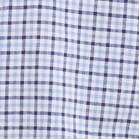 Barbour Lifestyle Mens Blue Nelson Gingham S/S Shirt #3
