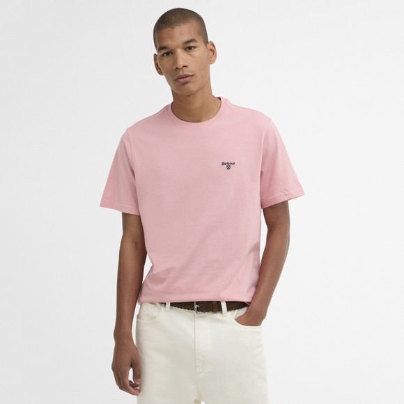 Barbour Lifestyle Mens Pink Sports T-Shirt #2