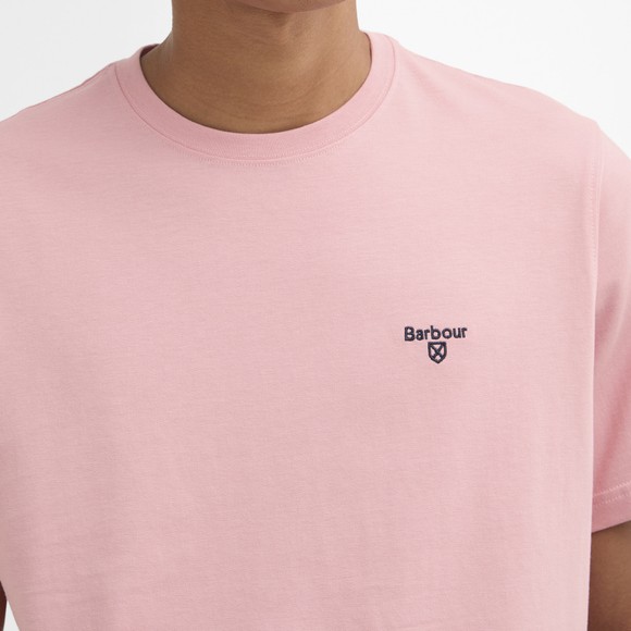 Barbour Lifestyle Mens Pink Sports T-Shirt #4