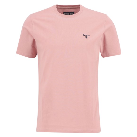 Barbour Lifestyle Mens Pink Sports T-Shirt #1