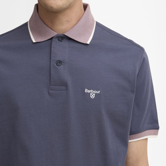 Barbour Lifestyle Mens Blue Cornsay Polo #3