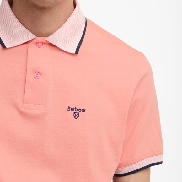 Barbour Lifestyle Mens Pink Cornsay Polo #4