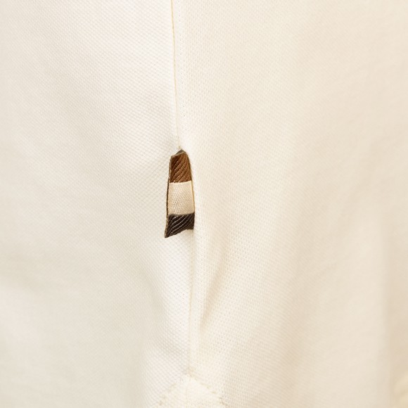 Aquascutum Mens White Active Club Check Collar Polo #3