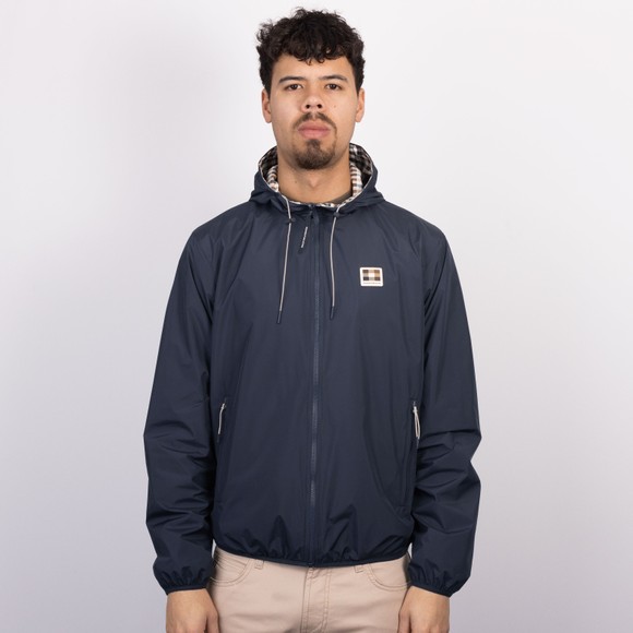 Aquascutum Mens Blue Reversible Hooded Sailor Jacket #3