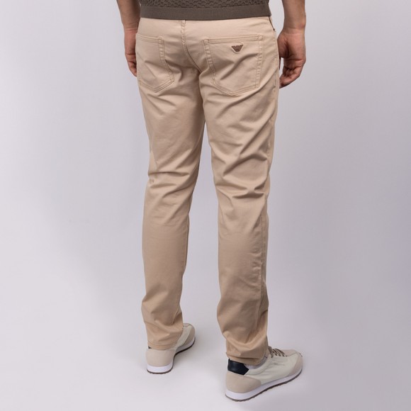 Emporio Armani Mens Off-White J05 Straight Trouser Jean #4