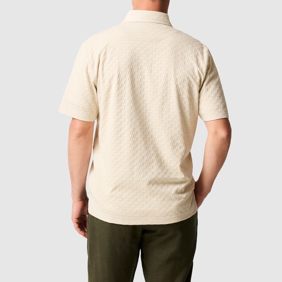 Rodd & Gunn Mens Beige Huntsbury Polo Shirt main image