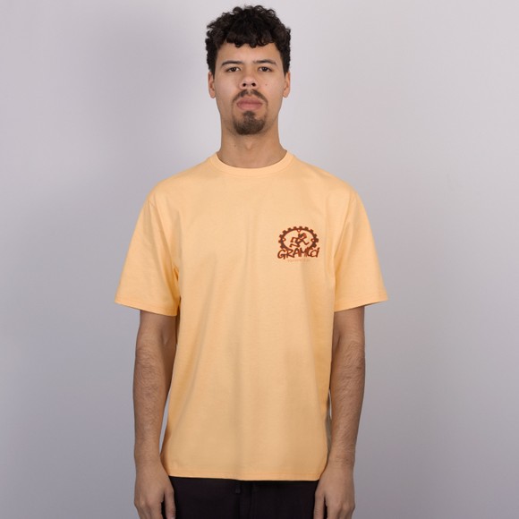 Gramicci Mens Yellow Equipped For Dirt T-Shirt #3