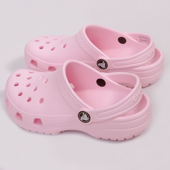 Crocs Girls Pink Girls Classic Clog #3
