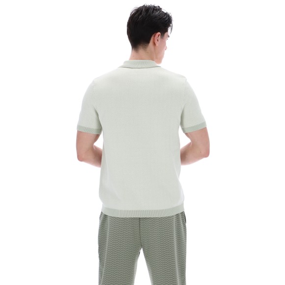 Fila Mens Green Marty 1/2 Zip Polo main image