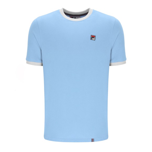 Fila Mens Blue Marconi Crew T-Shirt