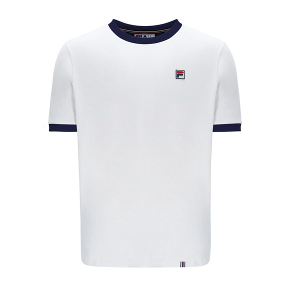 Fila Mens White Marconi Crew T-Shirt